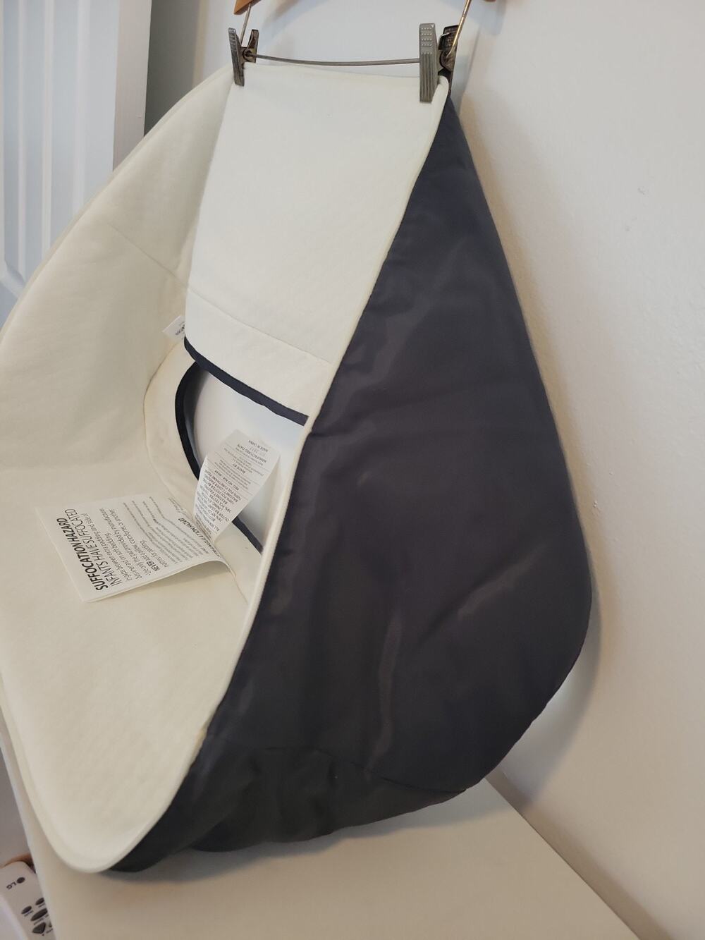 UPPAbaby Bassinet Carrycot Bumper Replacement White And Black.